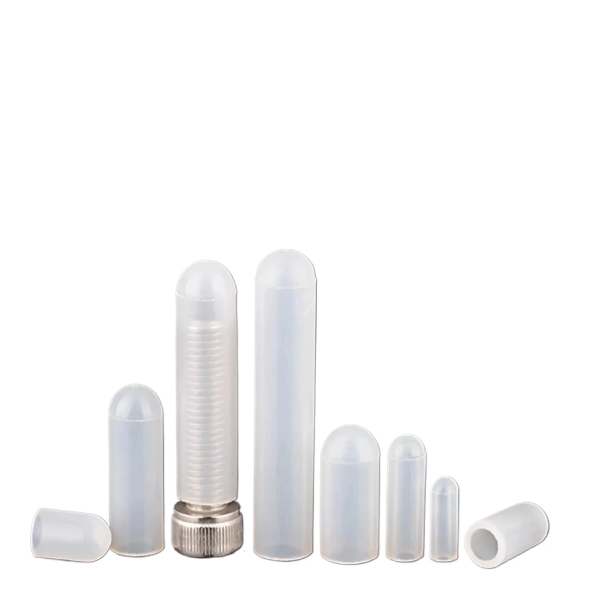 Silicon-based heat-resistant protective sleeve screw, collision-proof powder coating, electroplated rubber dust cap