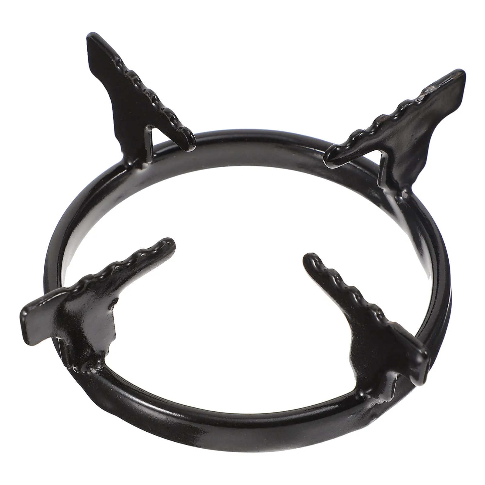 Soporte para ollas, soporte para estufa de gas, soporte de hierro para estufa, soporte redondo para ollas para quemador de gas de café y leche, superficie lisa, uso doméstico
