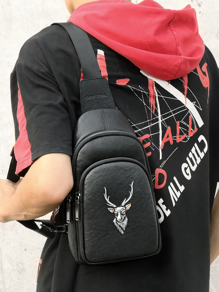 Chest pack High capacity men's shoulder bag Universal backpack shoulder bag husband Purse for men purses and handbags