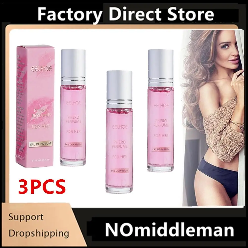 

3PCS 10ml Flirting Perfume Pheromone Sexually Stimulating Fragrance Oil Fresh Light and Long-lasting Fragrance Sexy Product