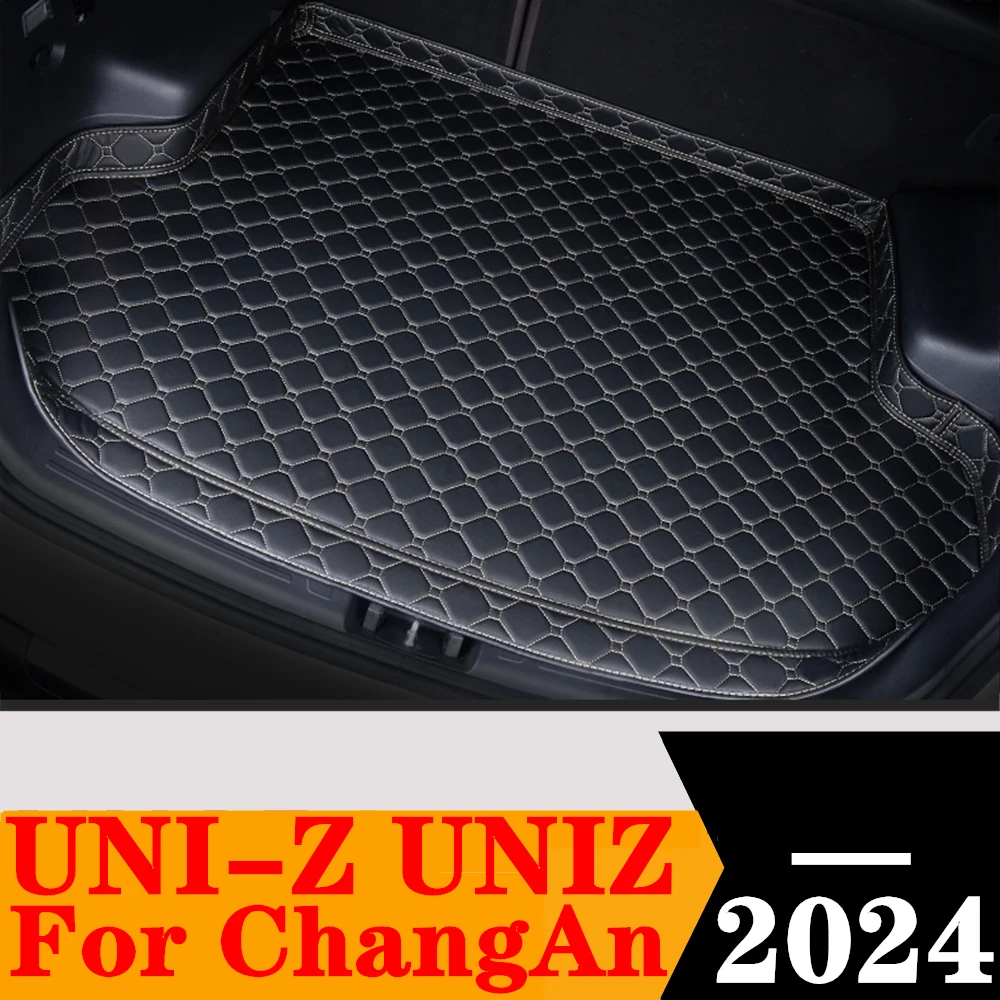 

Высококачественный коврик для багажника автомобиля для ChangAn UNI-Z UNIZ 2024, задний багажник, коврик для багажа, Задняя подкладка для груза, ковер, защитный чехол, автозапчасти