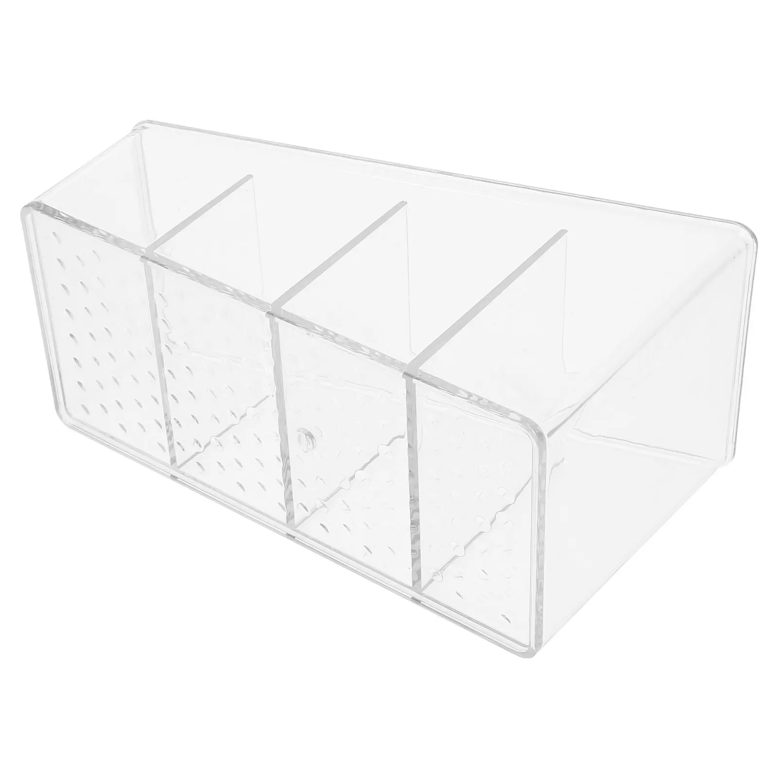 Tea Bag Container Sugar Packet Organizer Sleek Minimalist Tea Storage Box for Office Kitchen Coffee Bar Counter Room