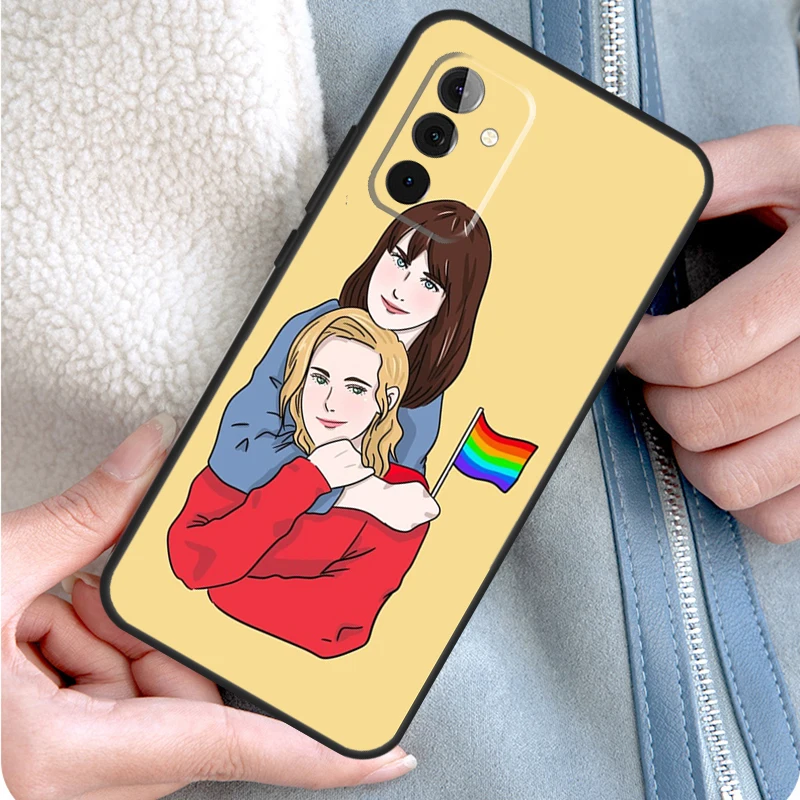 Rainbow Lesbian Pride Gay LGBT Phone Case For Samsung Galaxy A15 A25 A35 A55 A54 A34 A14 A13 A33 A53 A12 A32 A52 A71 A51