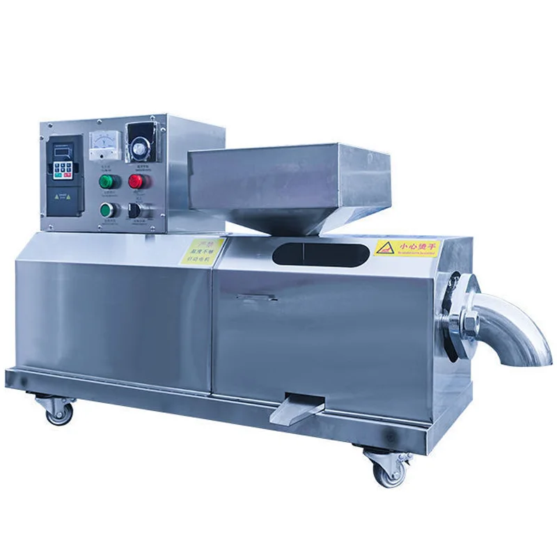 4.4KW Intelligent Oil Press Electric Household Hot And Cold Stainless Steel Fully Automatic Commercial Small Machine