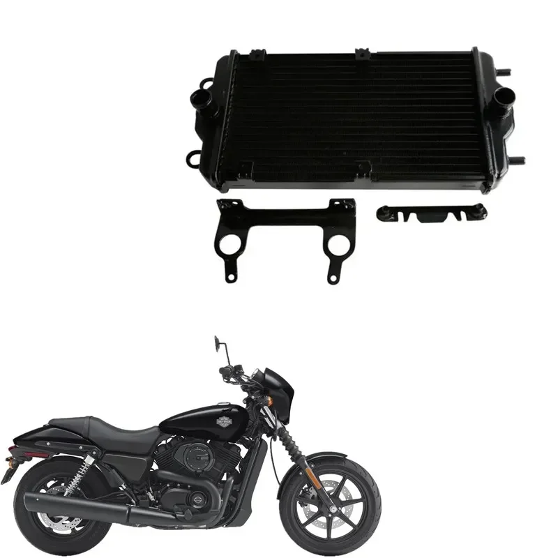 For Harley Street XG750 XG500 2015-2020 Street ROD XG750A 2017-2020 Motorcycle Radiator Oil Cooler Cooling With Bracket