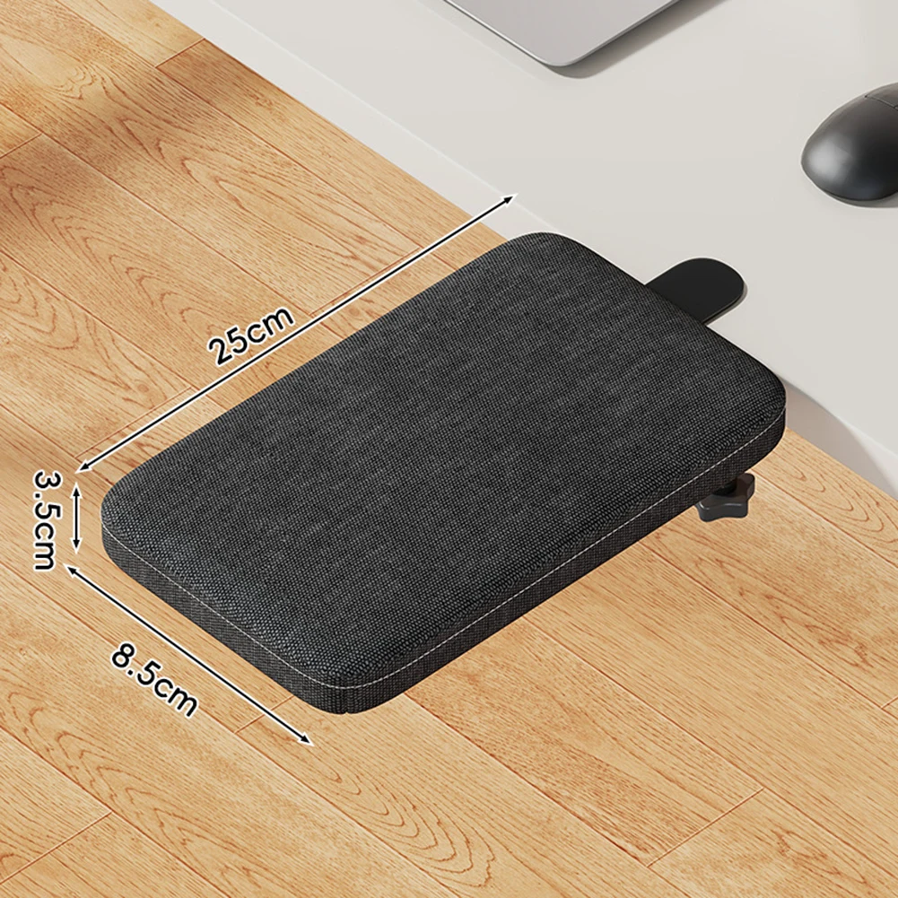 Desk Arm Bracket with Elbow Support Frame for Enhanced Comfort and Ergonomic Support During Extended Computer Use