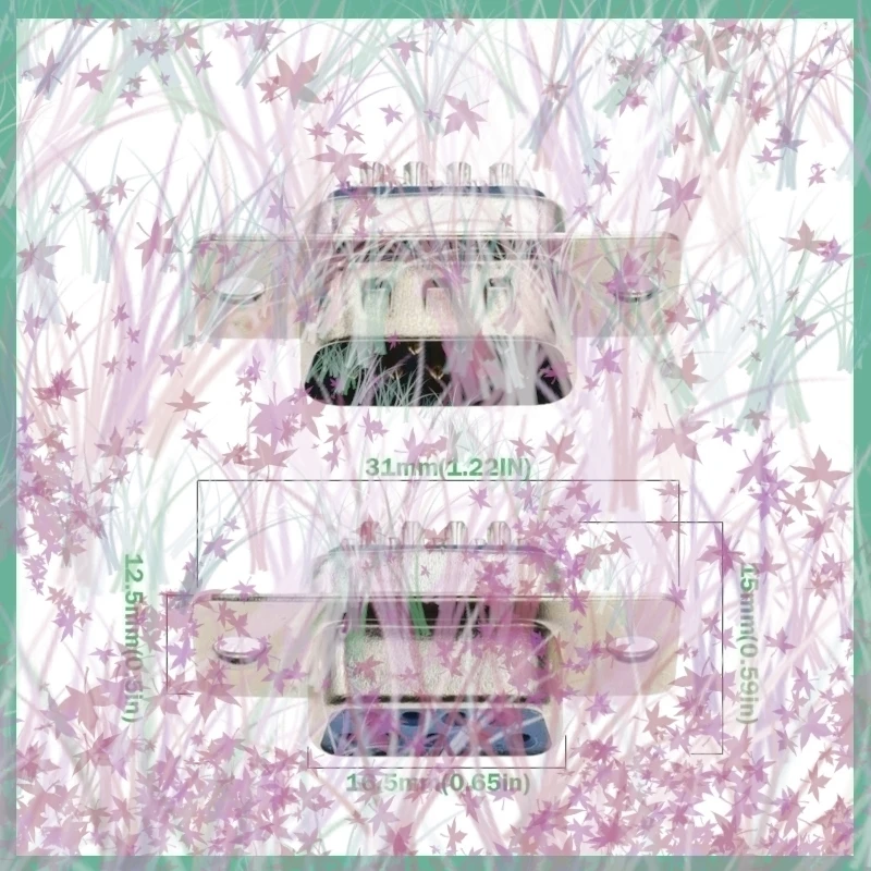 1/3/5 قطعة RS232 المنفذ التسلسلي موصل DB9 ذكر أنثى المقبس موصل قابس 9 دبوس النحاس RS232 COM محول مع علبة بلاستيكية لتقوم بها بنفسك #5