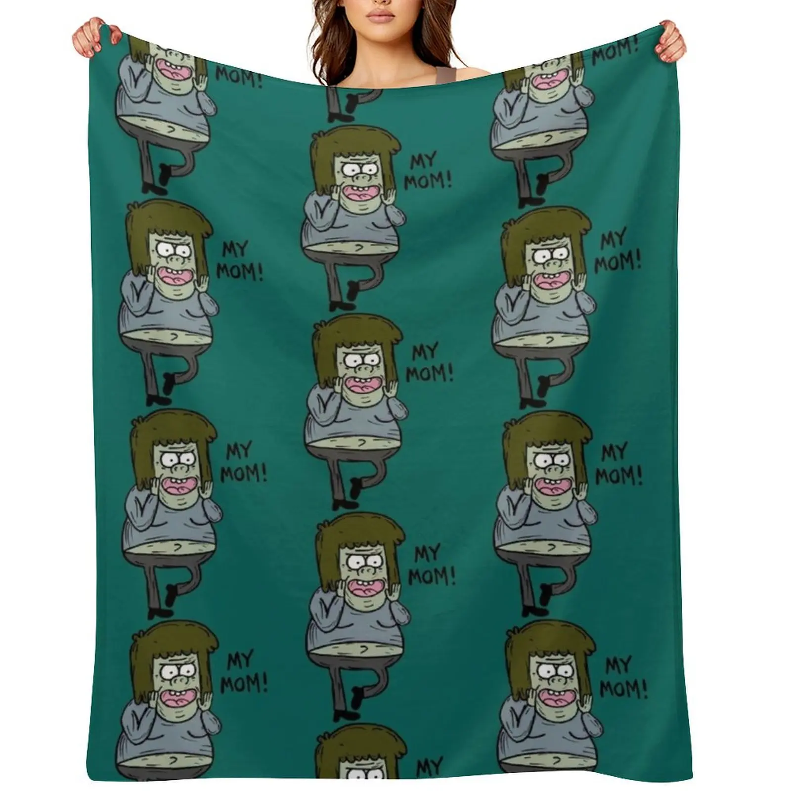 

Muscle Man Throw Blanket Decorative Sofa For Sofa Thin decorative Polar Blankets