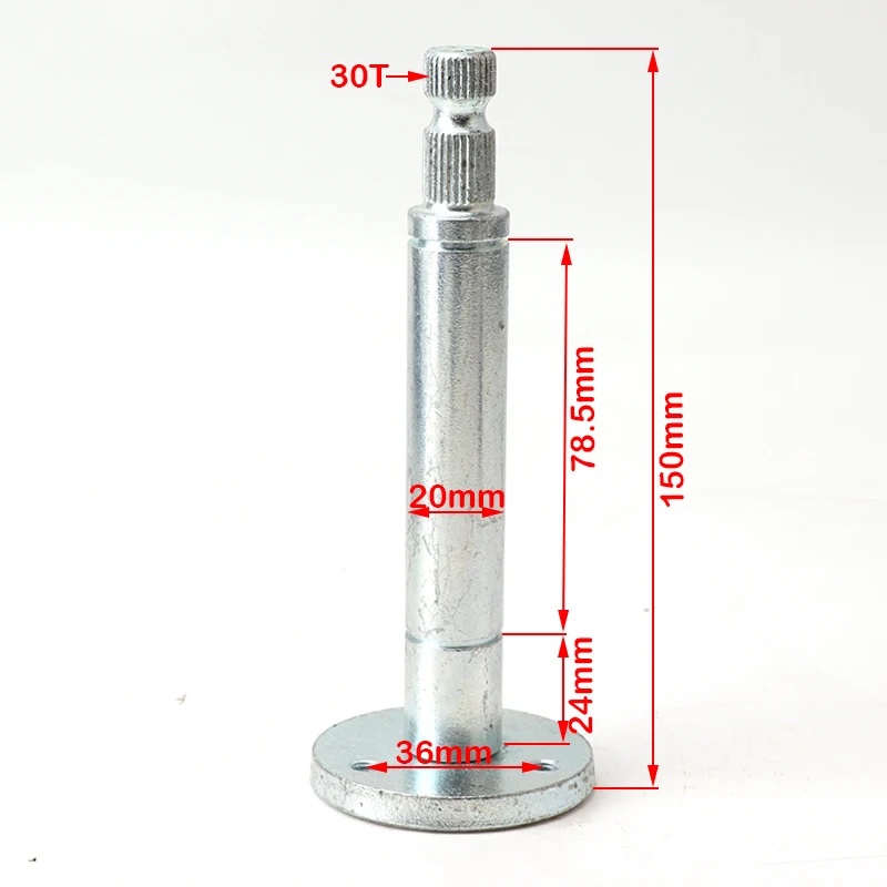 Steering wheel 3-hole base fixing seat shaft is used for refitting kart self-made four-wheel electric car steering accessories