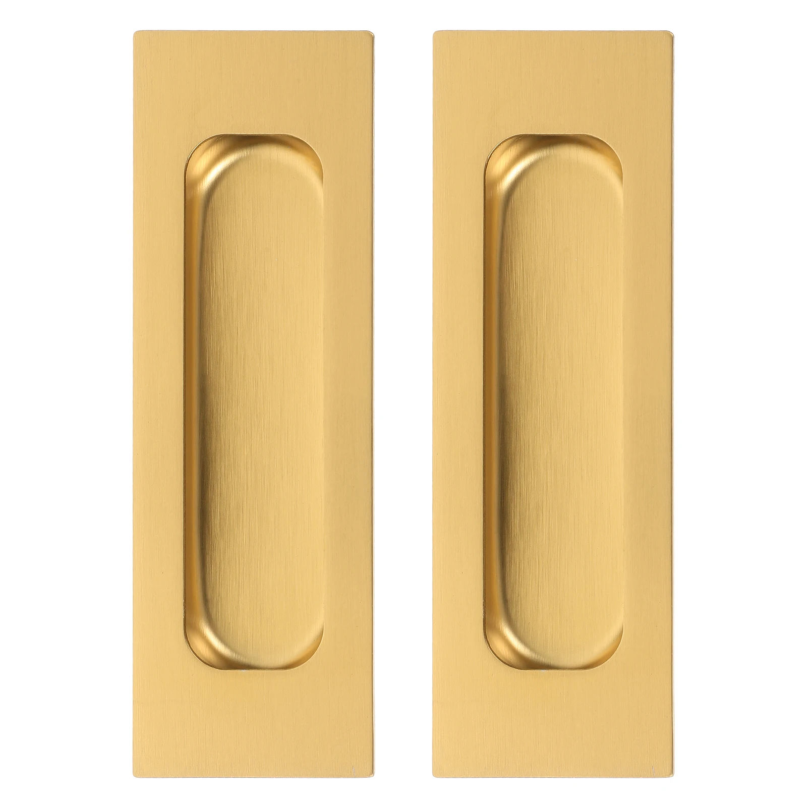 

2pcs Stainless Steel Hidden Cabinet Handles Recessed Pulls For Cabinet Door Grip Furniture Door Handle