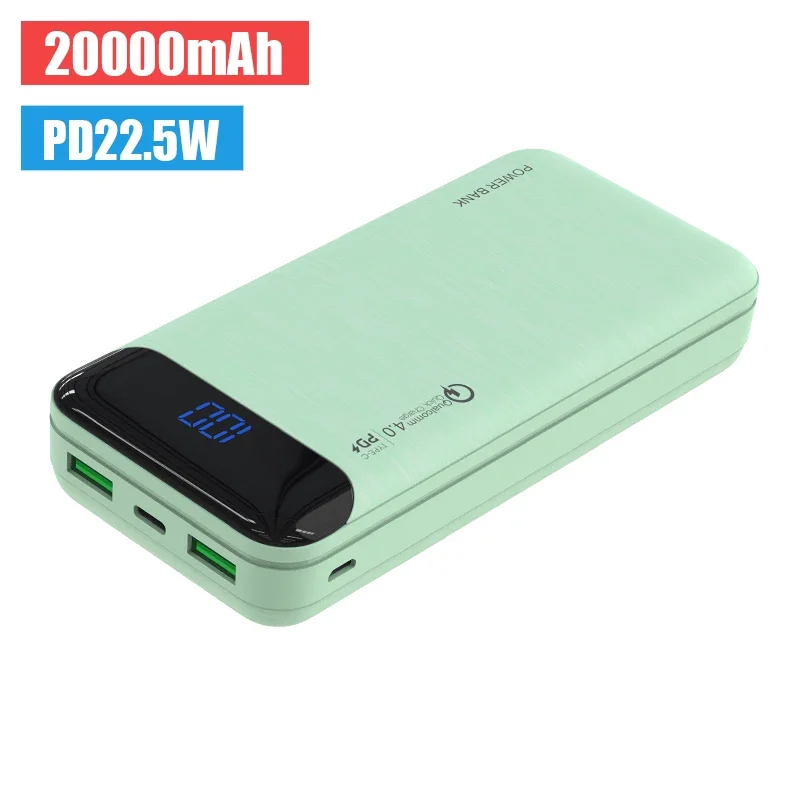 20000mAh Power Bank 22.5W PD ricarica rapida Powerbank batteria portatile ricarica rapida per iPhone 13 Xiaomi Huawei PoverBank 10000