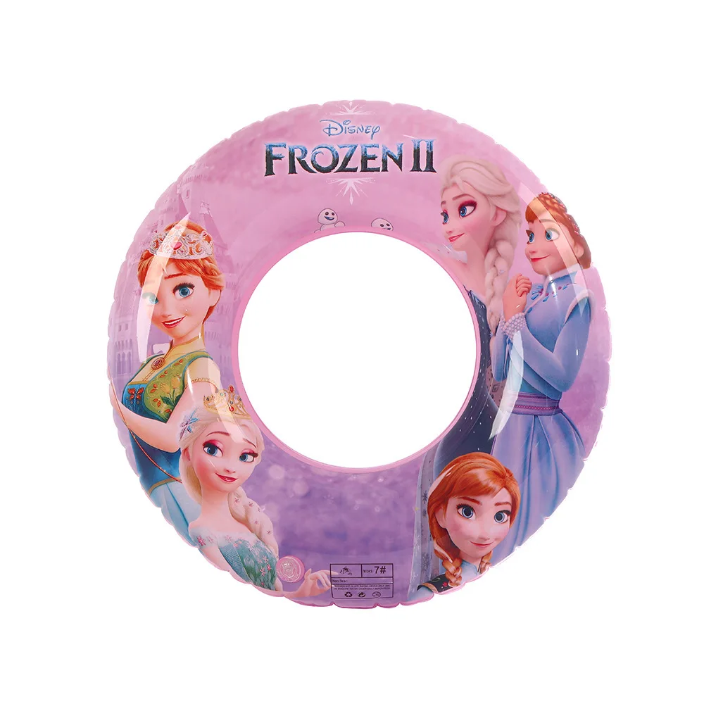 Anelli gonfiabili per feste d'acqua dei cartoni animati Disney Giocattoli Giocattolo gonfiabile in PVC spesso principessa Frozen per bambini