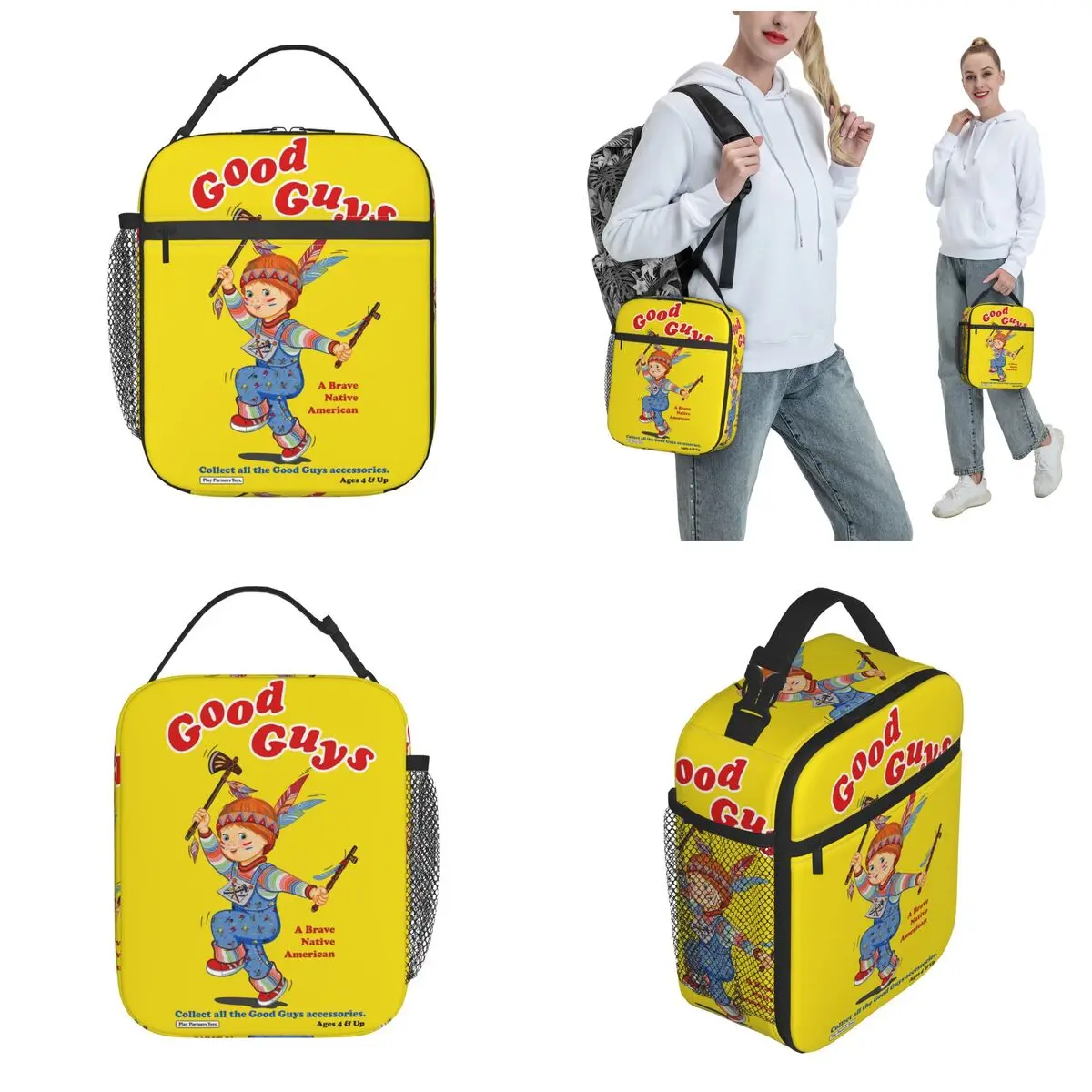 Insulated Lunch Bag Good Guys Native Child's Play Chucky Accessories Food Box New Thermal Cooler Lunch Box For Office