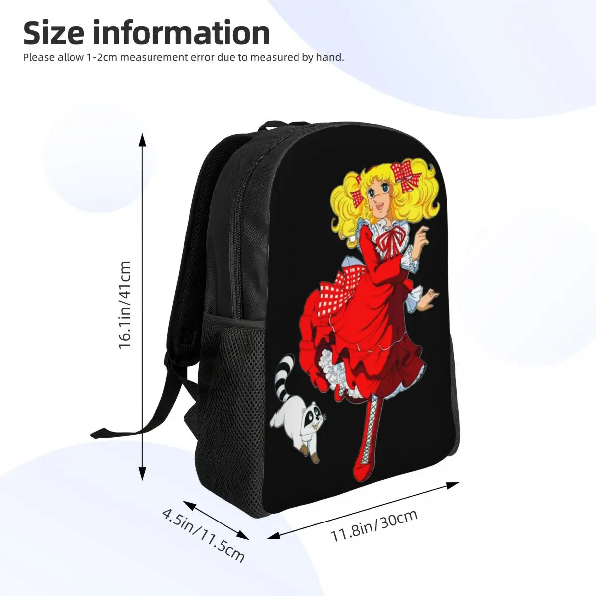 3D-Druck Anime Süßigkeiten Süßigkeiten Rucksäcke für Jungen Mädchen Japan Cartoon Manga Schule College Reisetaschen Bücher tasche passt 15 Zoll Laptop