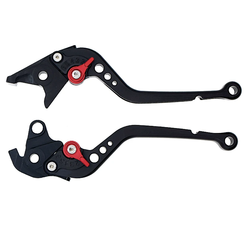 For Suzuki GSXR 600 / 750 1996-2003 GSX R1000 GSR750 GSX-S750 TL1000S SFV-650 SV650 X / S DL 650XT V-Strom GSR 600 ABS GW250 RV200 Motorcycle Adjustable Long Black Coat Brake Clutch Levers view 3