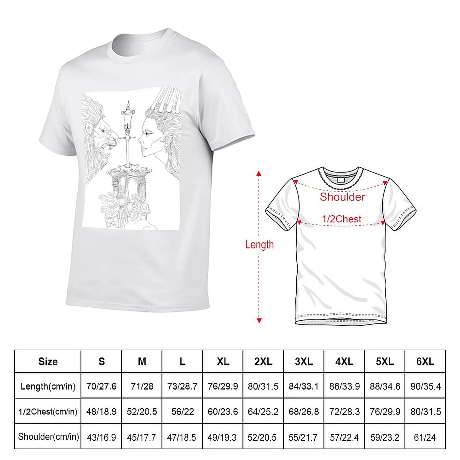 The Lion The Witch And The Wardrobe T-Shirt Outdoor Activity Sports T-Shirt