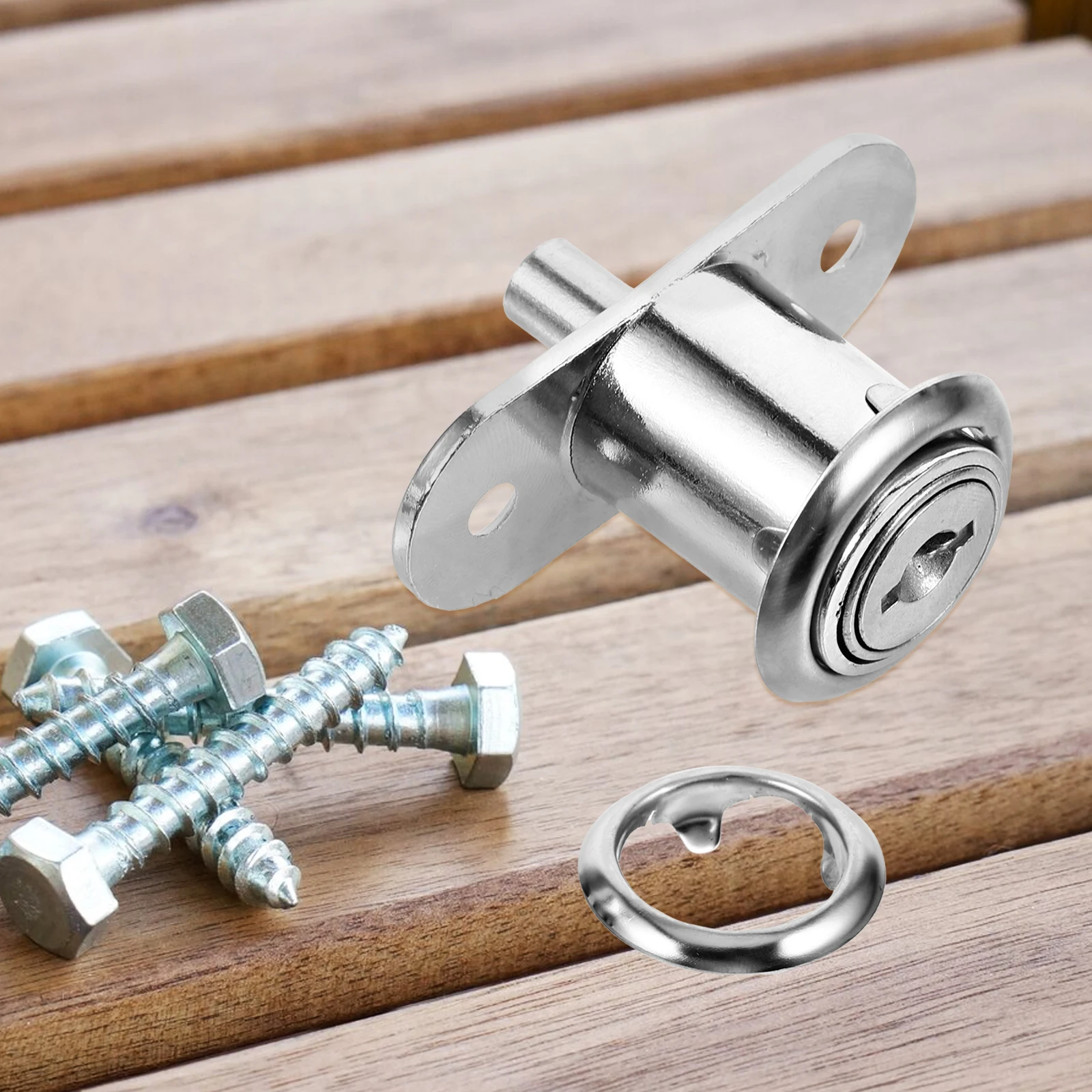 

Glass Cabinet Door Lock 105-22 White Glue Security Lock for Drawers Tool Box Mailbox Display Durable Versatile
