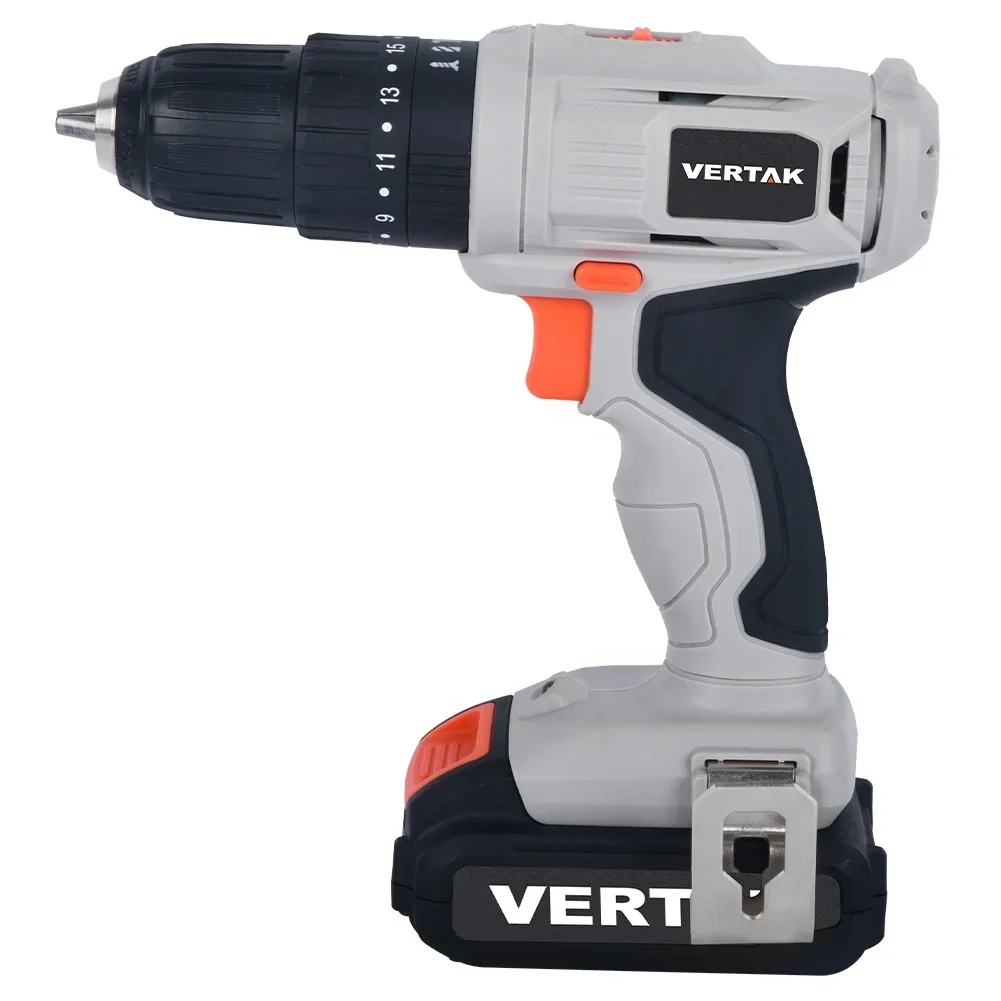 

003 Vertak Portable 20V Electric Power Hand Drilling Machine Cordless High Torque Impact Wrench With Battery