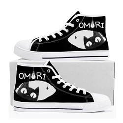 Omori High Top Sneakers Hot Cartoon Game Mens Womens Teenager High Quality Fashion Canvas Shoes Casual Tailor Made Sneaker