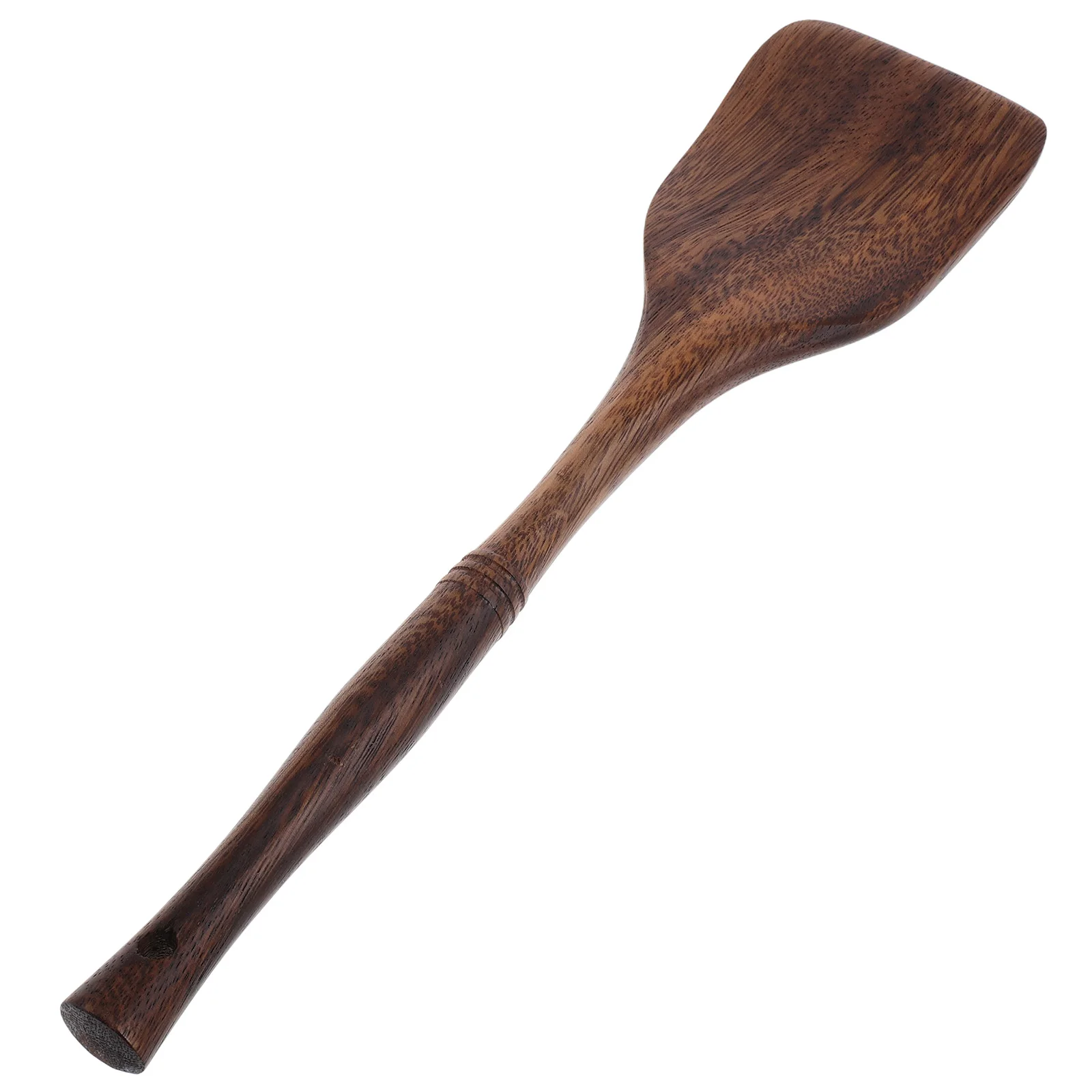 

Heavy Duty Long Handle Spatula Heat Resistant Non-Stick Frying Turner Natural Wood Kitchen Utensil For Wok Stir Fry Pan Cookware