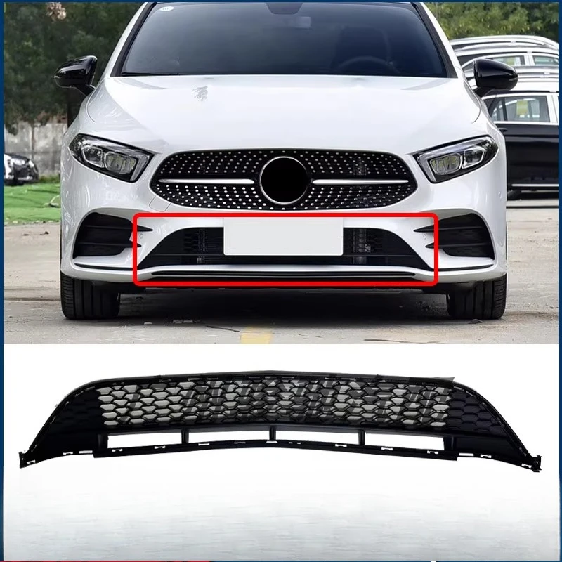 

Подходит для Mercedes-Benz A-Class W177, передний бампер, сетка от ветра A180, передняя решетка A200, вентиляционная сетка A220, нижняя решетка