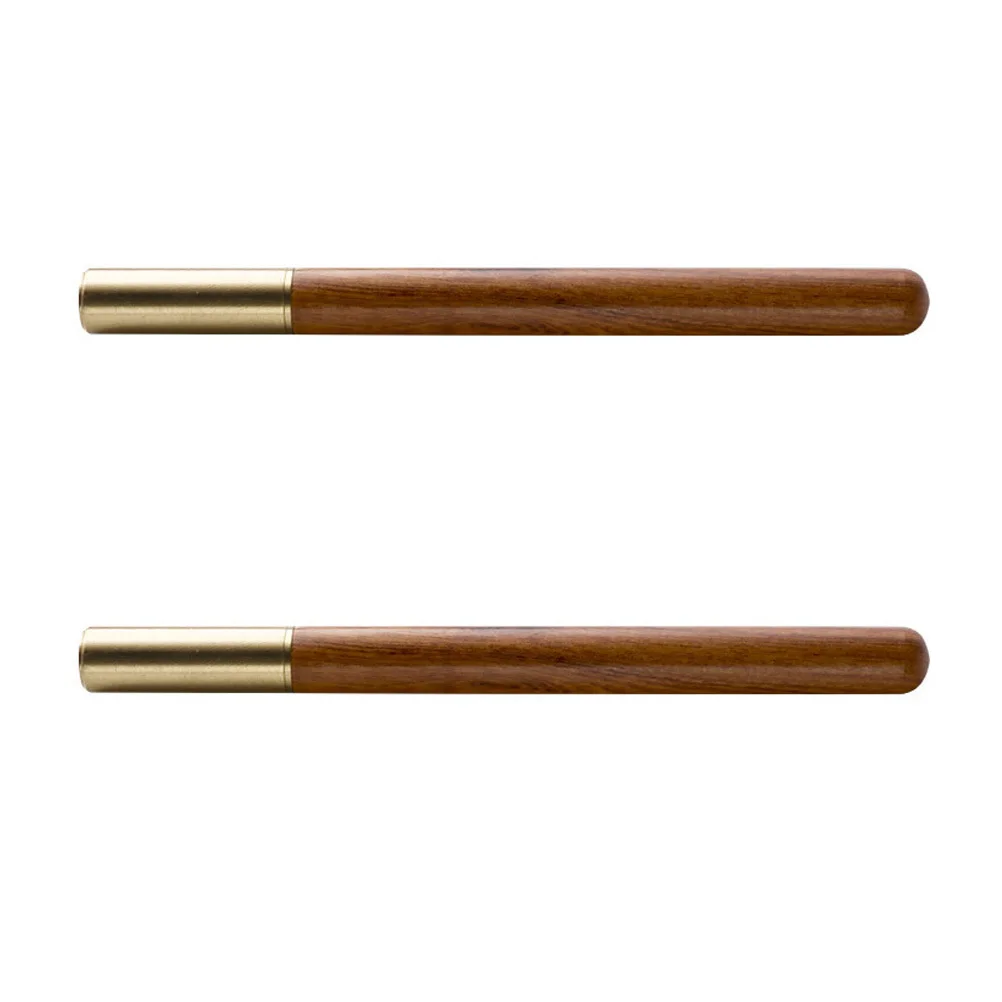

2Pcs Gel Pen Portable Writing Sign Pen Set Replaceable Business Accessory Multi-Function Smooth Business Accessory