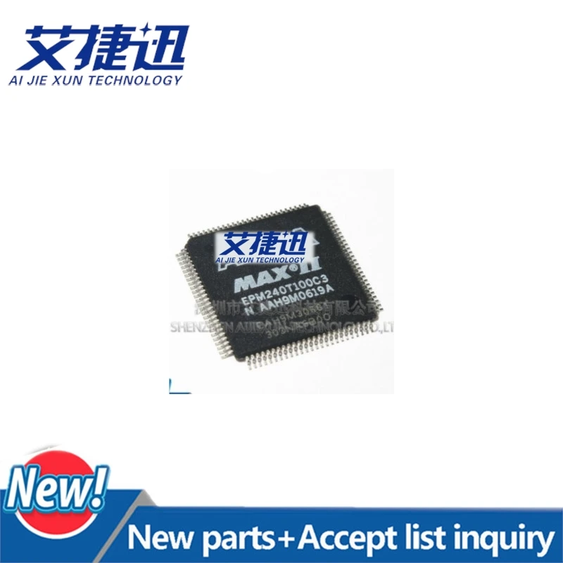 2Pcs EPM240T100C3 QFP MAX II Device Family programmable logic device in stock 10%New and original