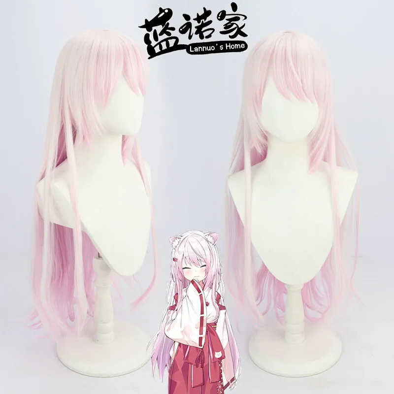 Nijisanji VTuber Shiina Yuika Parrucca Cosplay Anime virtuale Gioco di ruolo Costume da festa Prop Capelli sintetici