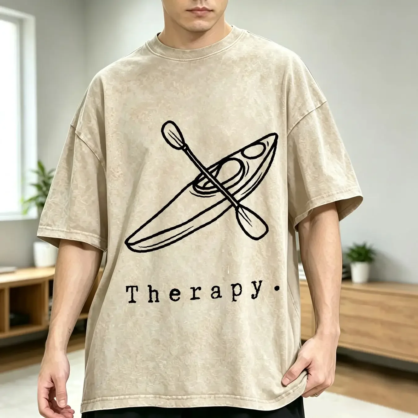 washed T Shirt canoeing canoe water sports gift for canoer kayaking gifts lover paddle outdoor adventure camping tee vintage