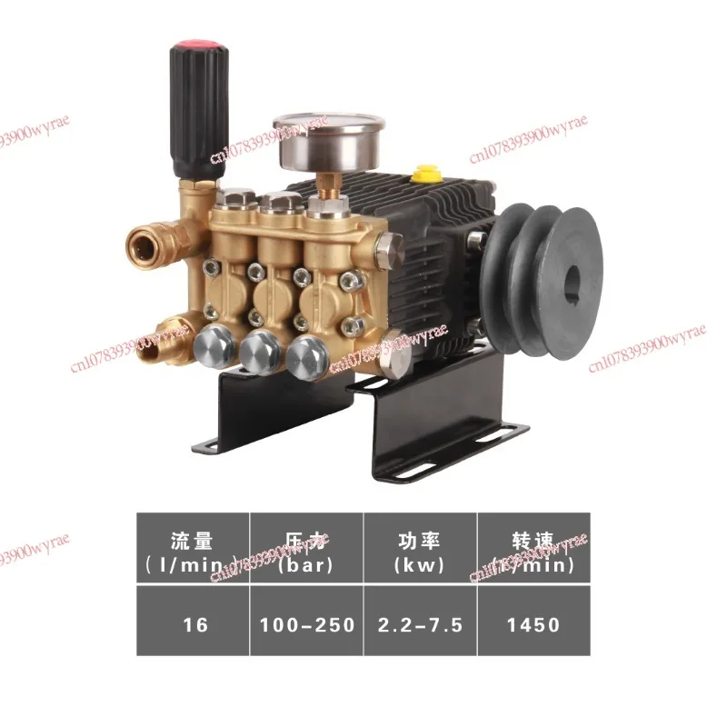 Ultra high pressure cleaning machine pump head assembly pure copper ceramic plunger car washing machine head