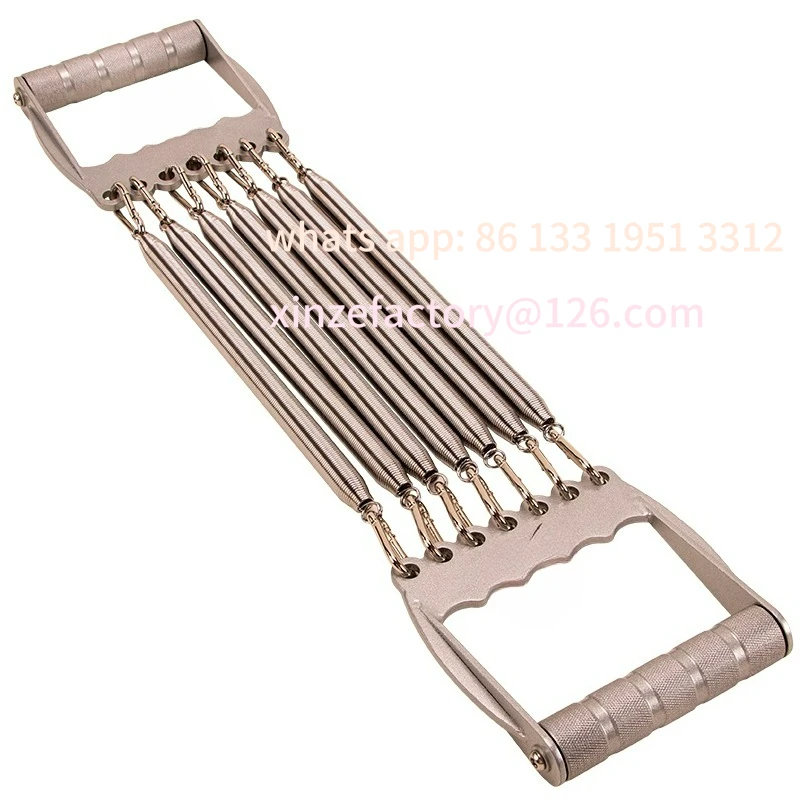 

All-metal spring pullers Home fitness equipment 7 tension springs Adjustable arm pullers Men build muscles