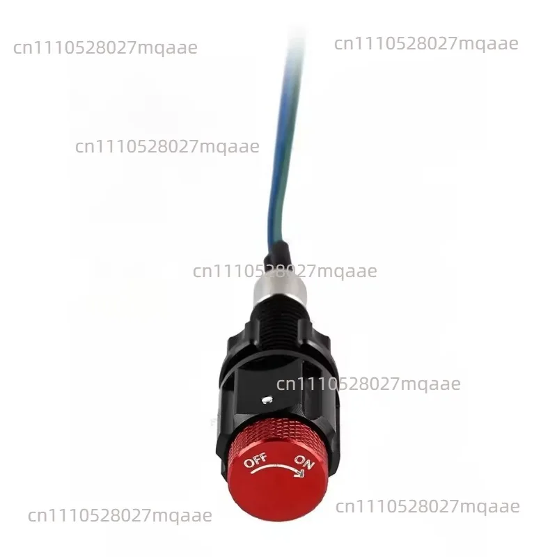 M8 Underwater Switch Underwater Robot Knob on/off Waterproof Aluminum Alloy Switch for ROV Deep-sea Signal Control