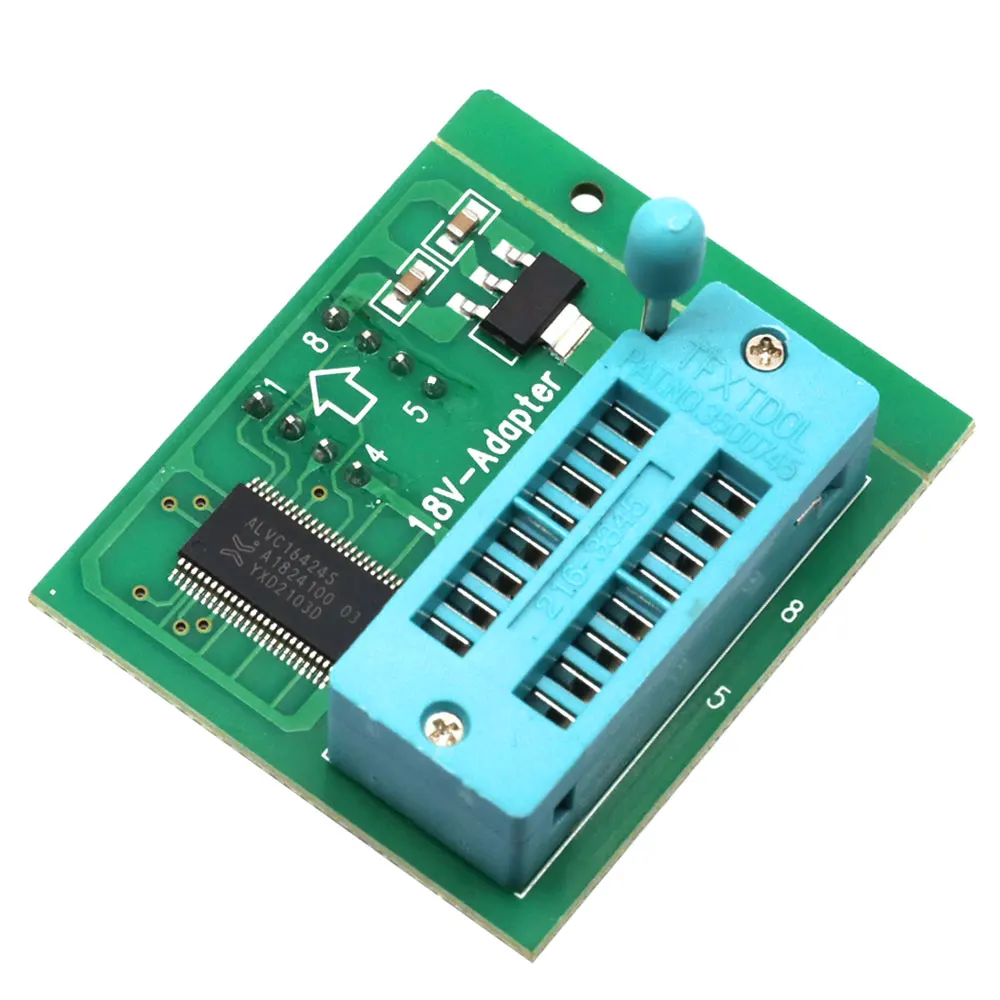 1.8V Voltage Level Converter SOP8 DIP8 Socket For 1.8V SPI Flash Chip W25Q MX25 Series BIOS Programming Tool