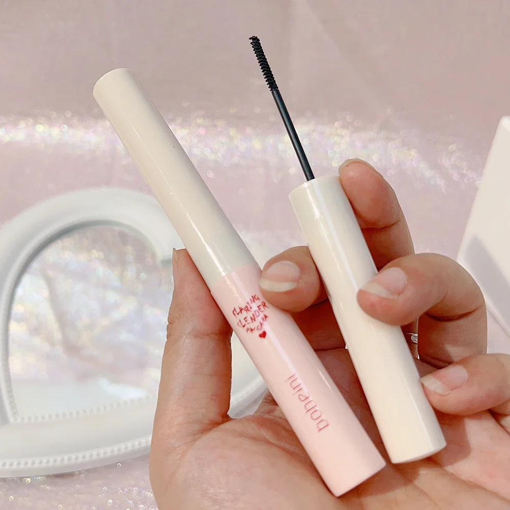 Curling Mascara Ultra-fine Small Brush Head Mascara Slim and Thick Anti-sweat Non-smudge Waterproof Eyelash Extension Comestics