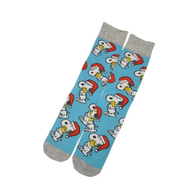 Snoopy Stockings Personalized Creative Tide Socks Men\'s Women\'s Sports Socks Cartoon Embroidery Breathable Cotton Couple Socks