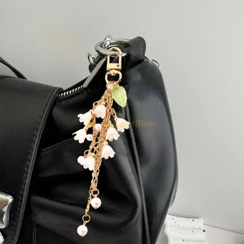 X90D سلاسل المفاتيح الجمالية حقيبة جميلة قلادة حلية فراشة سلاسل المفاتيح Charms للنساء حقيبة محفظة ظهره زينة الهدايا #3