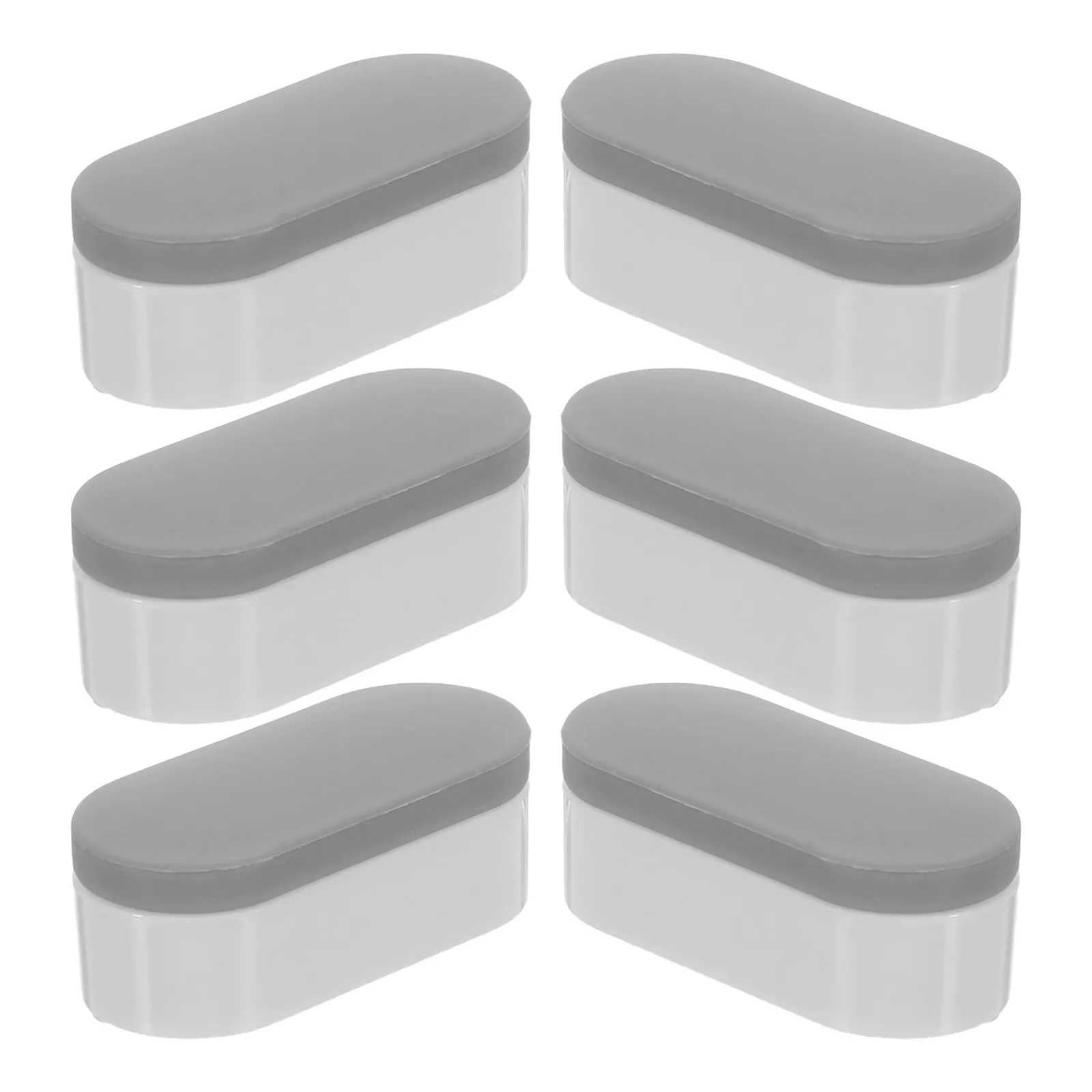 6Pcs Adhesive Silicone Toilet Seat Pads Bumpers Noise Reduction Toilet Seat Protectors Non Slip Universal Replacement Parts