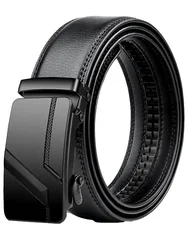 Men's High-Quality Belt 110cm 120cm 130cm Luxury Belt, Black Men's Automatic Buckle Jeans Men's Belt Suit Belt