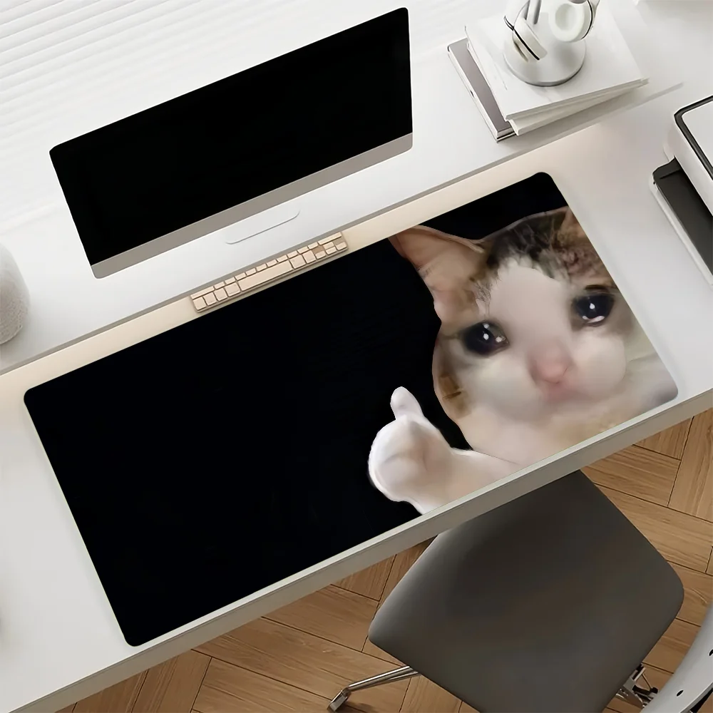 Cute Cat Meme Zazu Mouse Pad Non-slip Rubber Office Desk Mat PC Laptop Gaming Accessories 900x400 Keyboard Game XXL Carpet