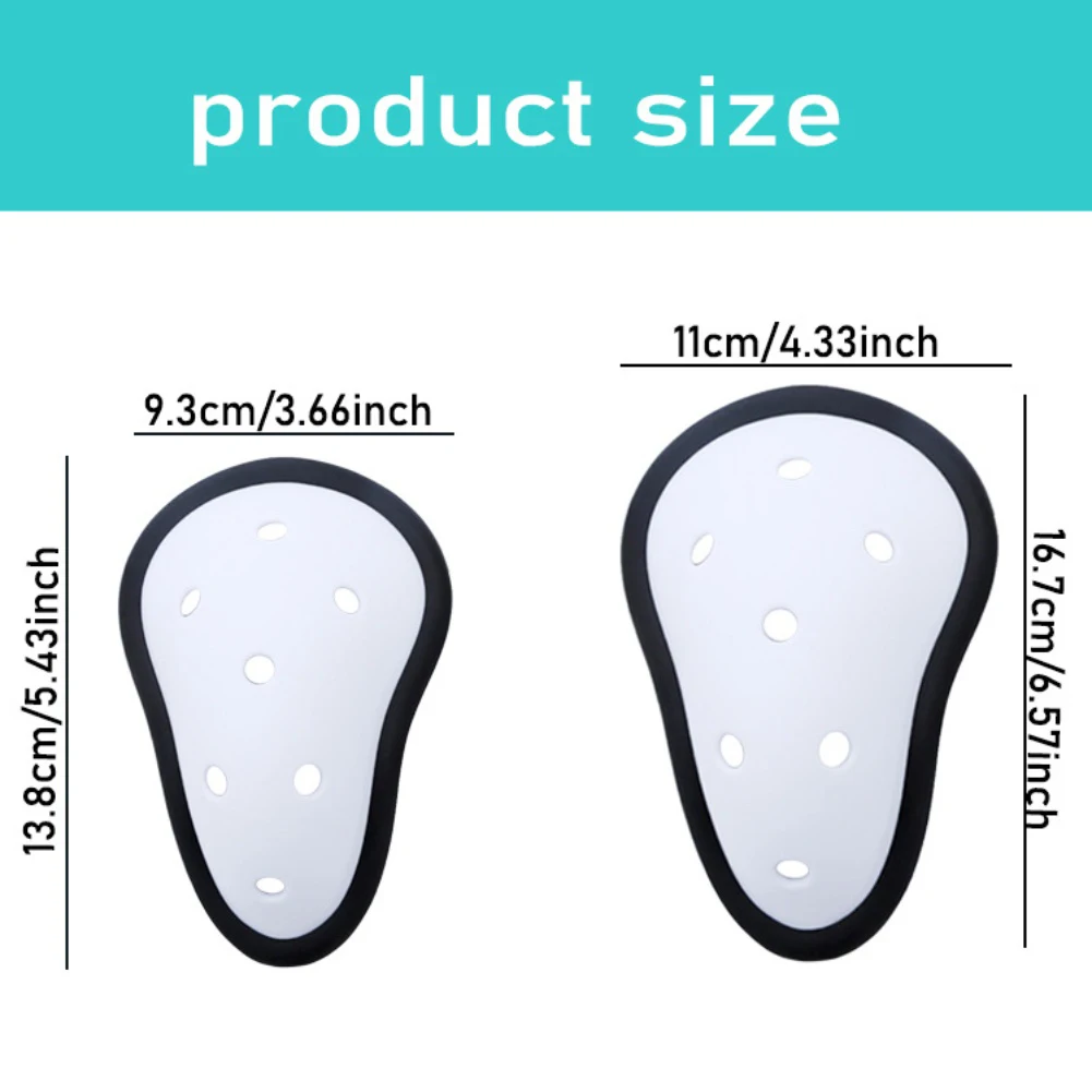 Jock Cup Insert Crotch Protector Hockey Training Easy To Clean Impact-resistant Design Low-profile Fit For Compression Shorts