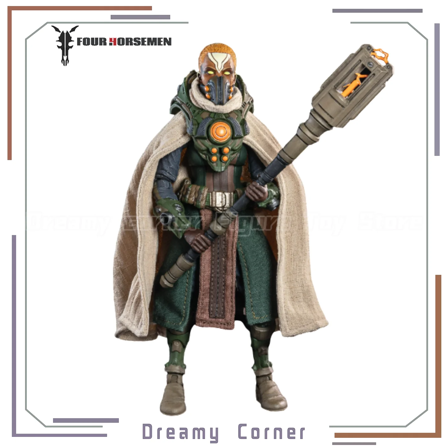 【In Stock】Four Horsemen Studios Cosmic Legions Harrow Zone Jobara Kee Action Figure