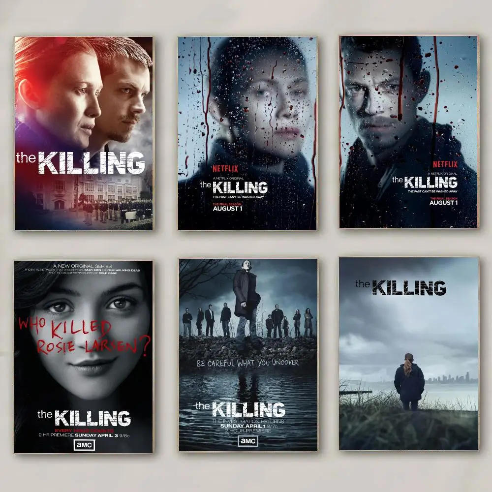 tv series T-The Killing-G Poster Modern Wall Decal for Living Room Cafe Office Bar and Bedroom