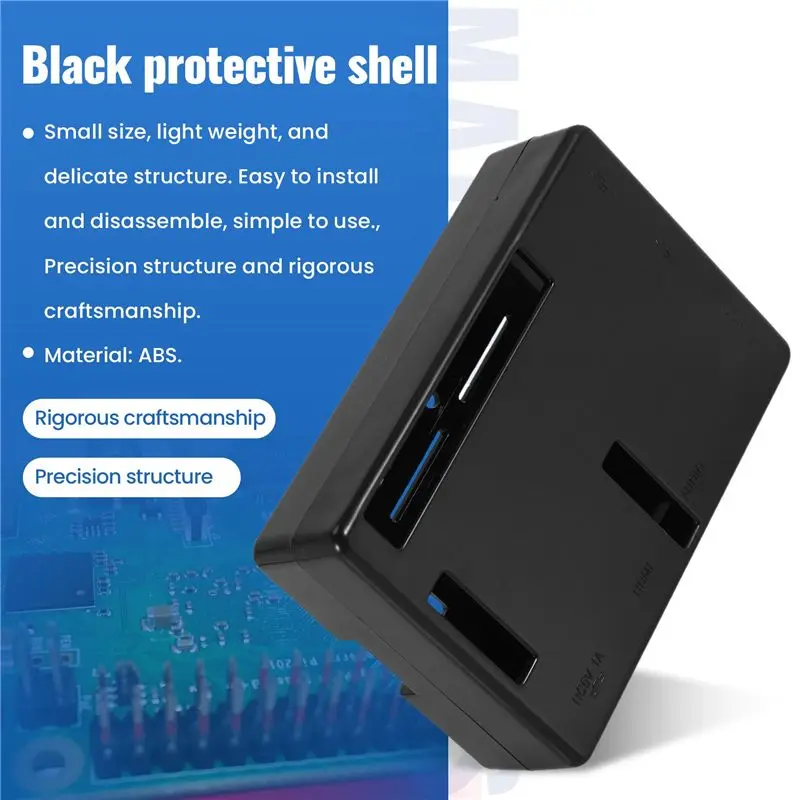 ●Raspberry Pi 3 Model B Case, Protective Case For Raspberry Pi 3 Case , Raspberry Pi 3 Model B NOT Included (Black)