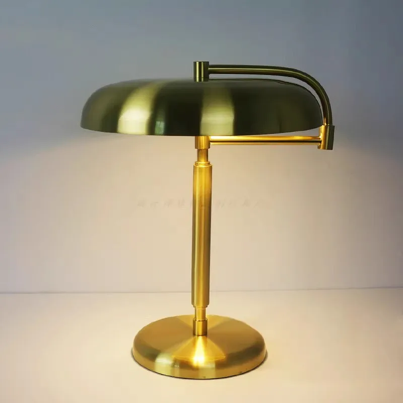 

Modern minimalist designer hotel villa homestay model room table lamp non-standard custom study bedroom bedside table lamp