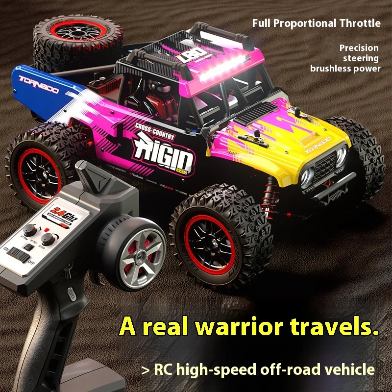 JJRC C8805 Brushless Remote Control Car Full Scale 4WD High Speed Suspension Climbing Off Road Vehicle Simulation Model Toy Gift