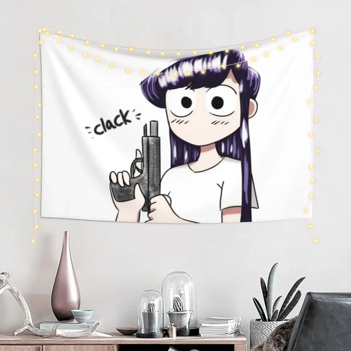 Komi-san wa Komyushou Desu Tapestry Wall Mural Things To Decorate The Room Tapestry