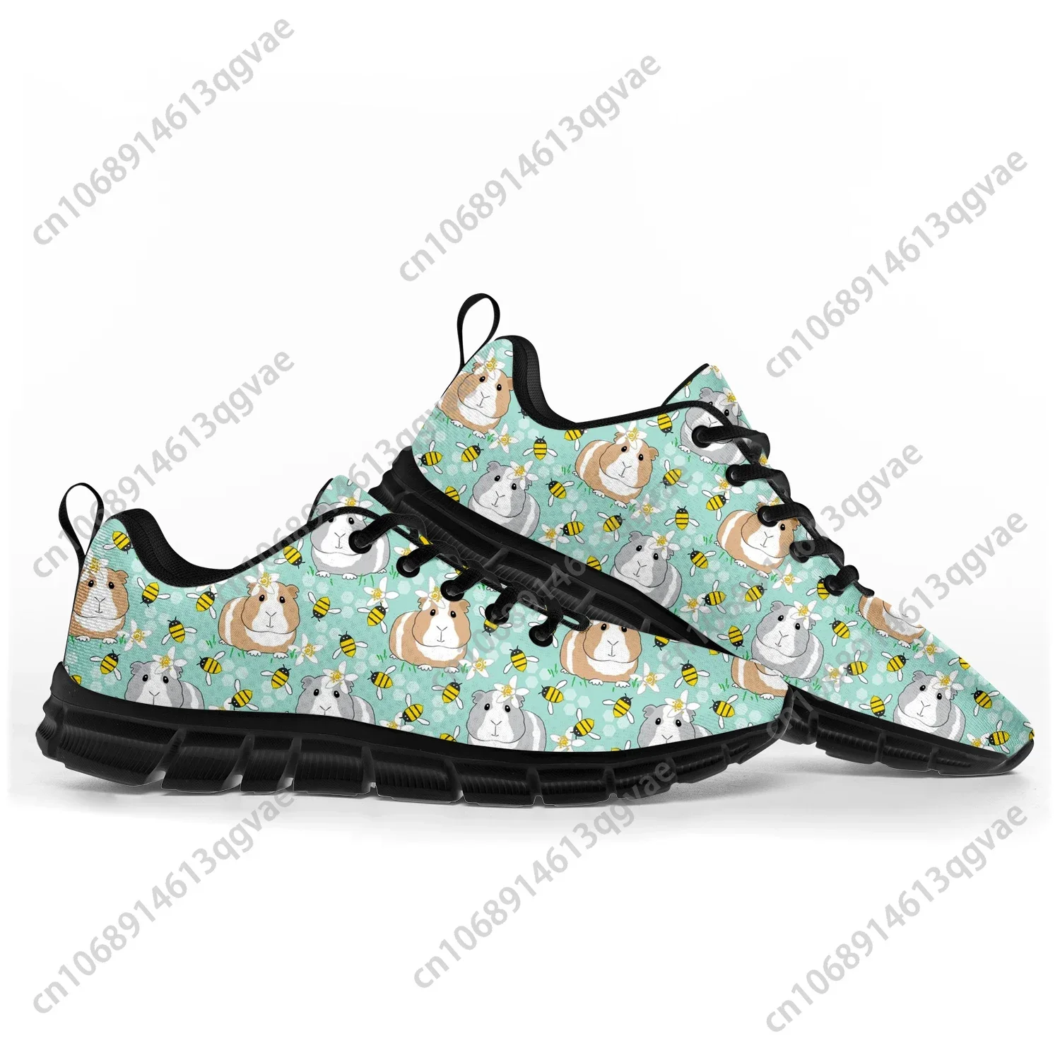 Cute Cartoon Guinea Pig Sports Shoes Mens Womens   Custom Sneakers Tailor-Made Shoe High Quality Couple