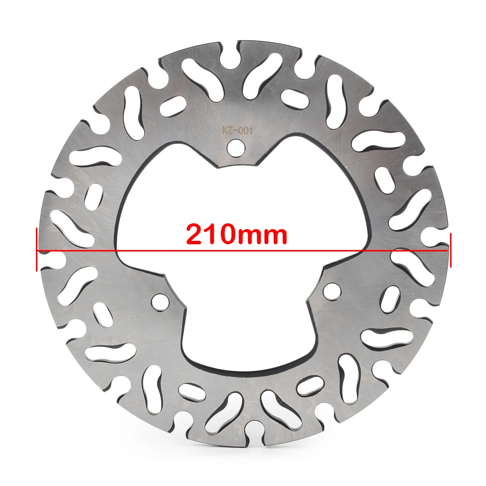 210mm Outer Diameter Motorcycle Disc Rotor Rear Brake Disc For Yamaha FZR250 FZR400 TZR125 TZR250 TZM150 SZR660 Stainless steel