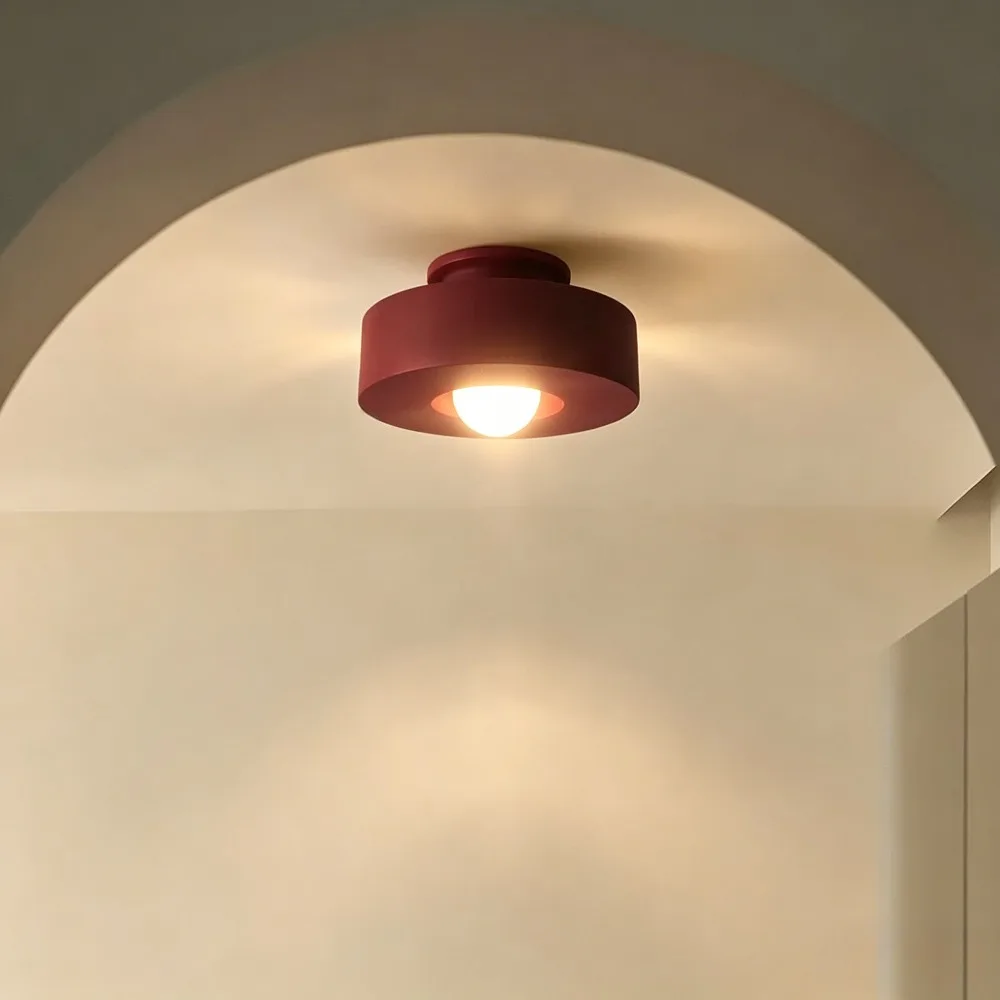 Original Personality Coloured Ceiling Lighting Corridor Hallway Macaron Minimalist Small Light Indoor Decorations Home Ceiling