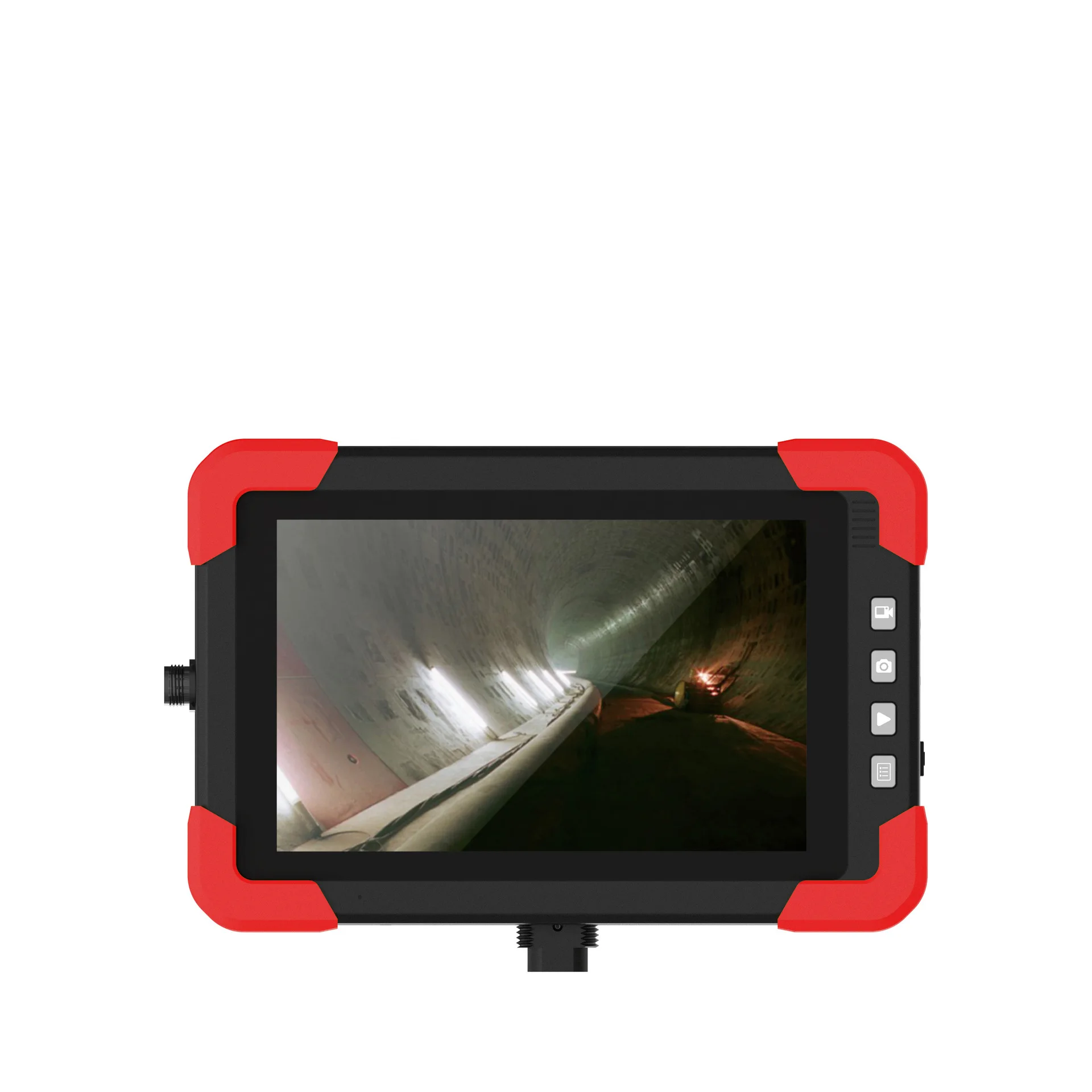 5MP 7 inch 1280 * 800 coaxial high definition engineering treasure 5000mAh AHD/CVBS video monitor